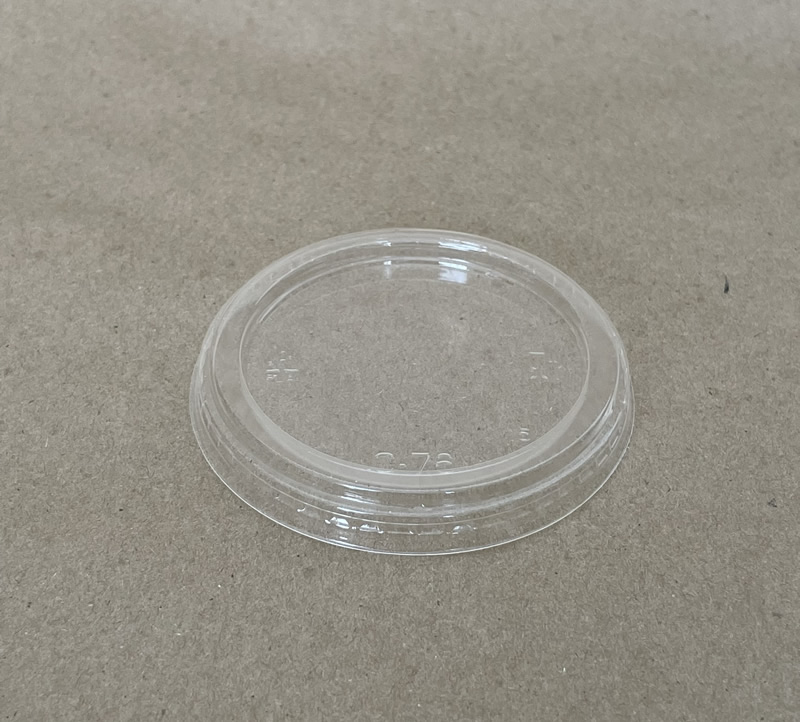 2 & 4oz. Portion Cup Lid Clear PLA 76mm